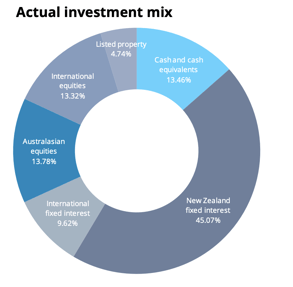 Investment Mix - Summer Conservative Dec 2021