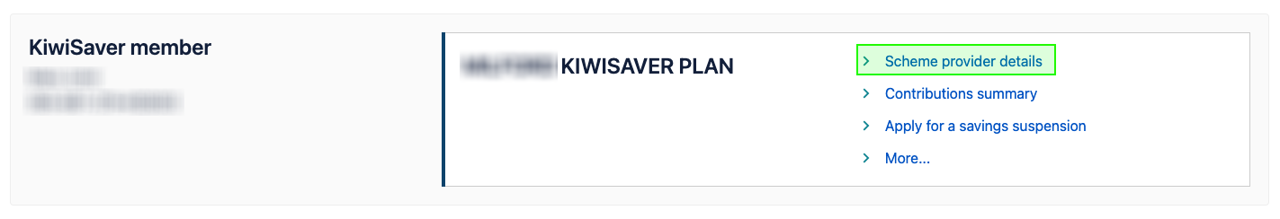 KiwiSaver Provider - My IR Login