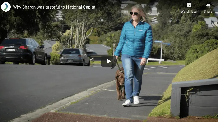woman with walking on the streets with her bag