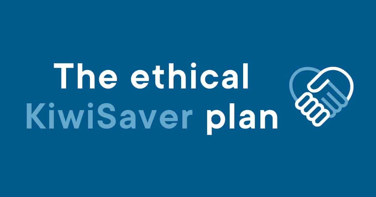 a logo with a text The ethical KiwiSaver plan