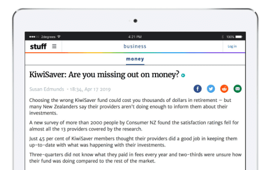 news in mobile about kiwisaver